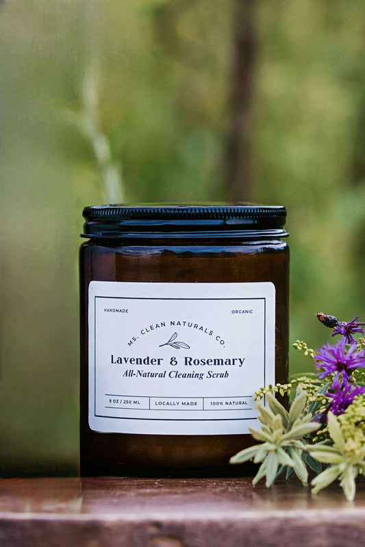 All-Natural Lavender & Rosemary Cleaning Scrub