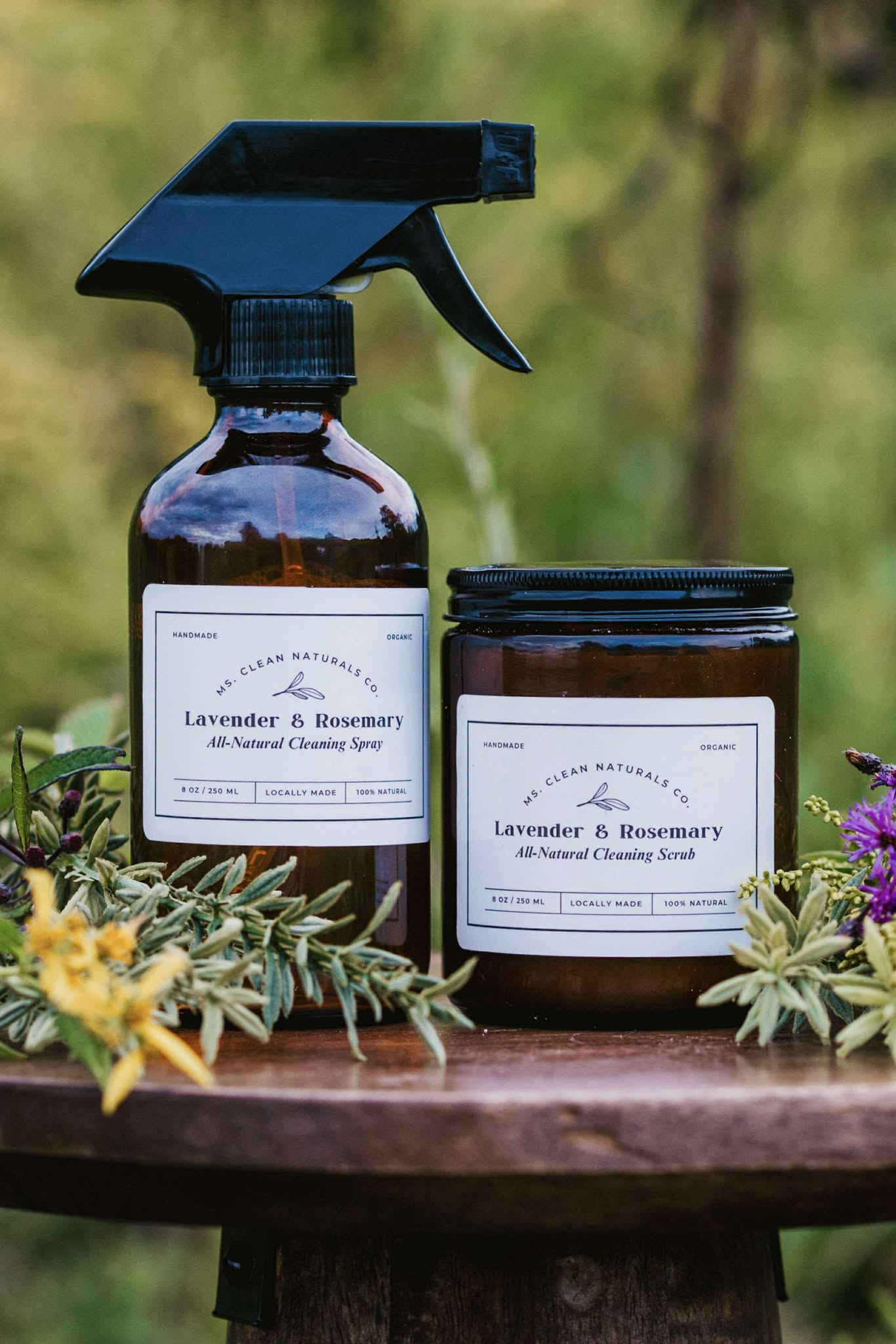 All-Natural Lavender & Rosemary Cleaning Bundle