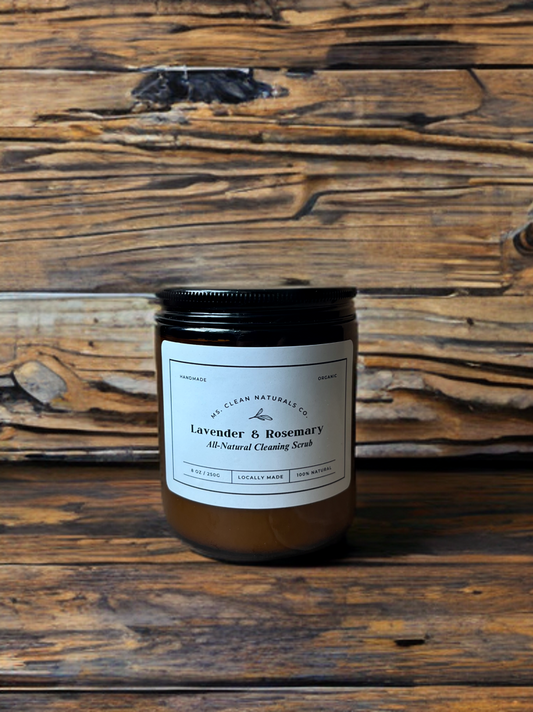 All-Natural Lavender & Rosemary Cleaning Scrub